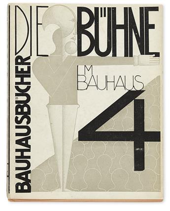 BAUHAUS. Gropius, Walter, Moholy-Nagy, Laszlo; et al. Bauhausbücher. Numbers 1-4.